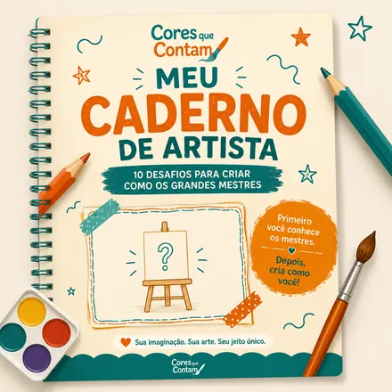 Capa do bônus Meu Caderno de Artista